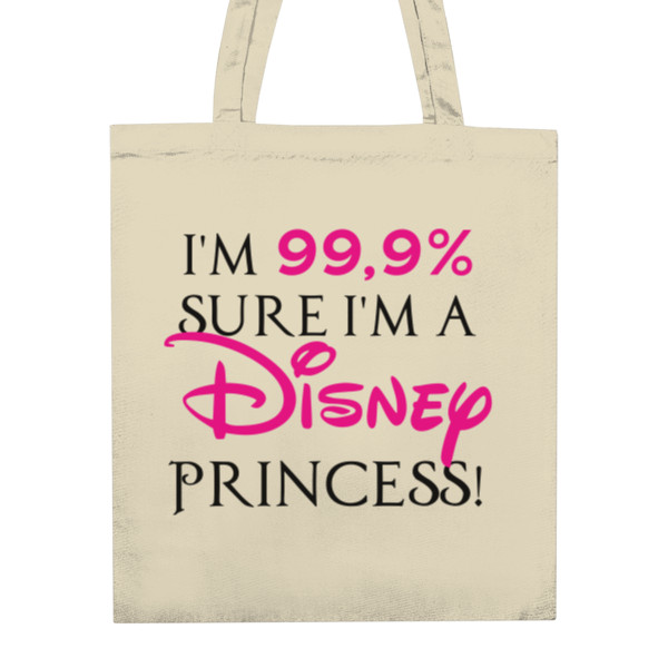 Taška z bio bavlny s potiskem Disney princess