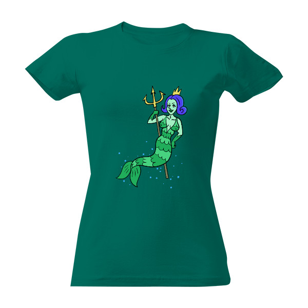 Tričko s potiskem Mořská panna