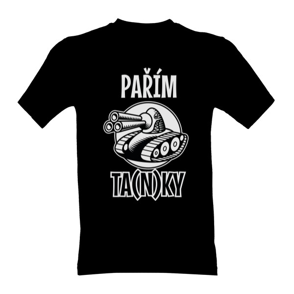 Tričko s potiskem Pařím ta(n)ky