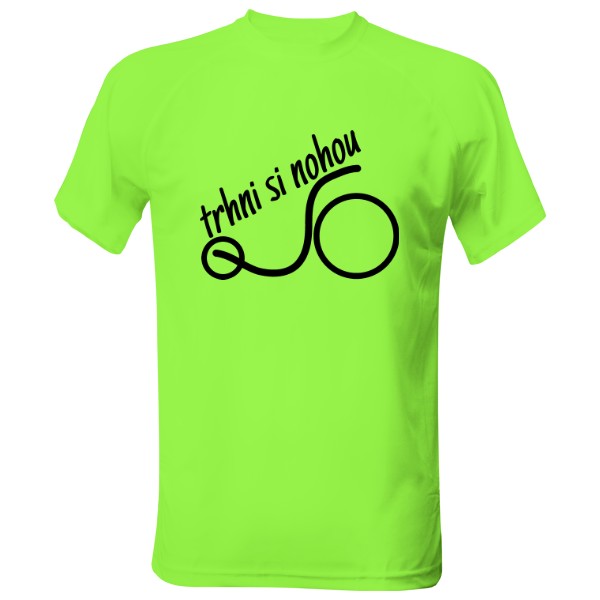 Pánské funkční tričko s potiskem trhni si nohou - funkční